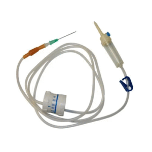INFUSION SET (LUER LOCK WITH FLOW REGULATOR)